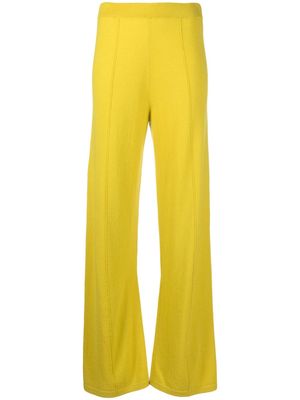 Chinti & Parker elasticated-waistband wide-leg track pants - Yellow