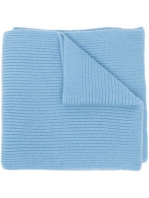 Chinti and Parker Essentials ribbed scarf - Blue