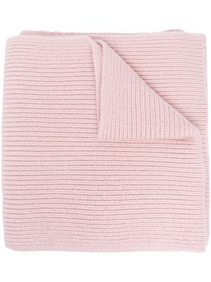 Chinti and Parker Essentials ribbed scarf - Pink