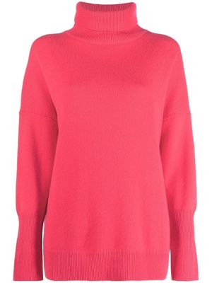 Chinti and Parker funnel-neck cashmere jumper - Pink