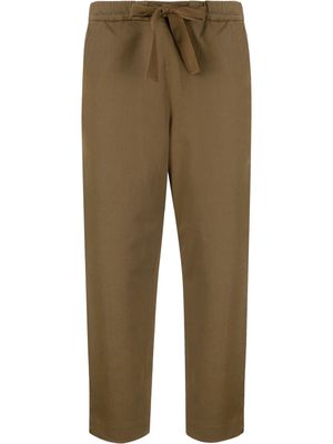 Chinti and Parker garment dyed drawstring trousers - Green
