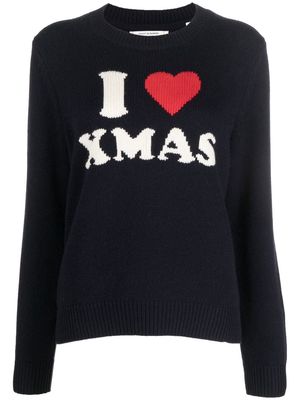 Chinti and Parker I Love Xmas sweater - Blue