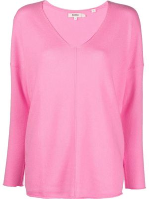 Chinti and Parker long-sleeve knitted top - Pink
