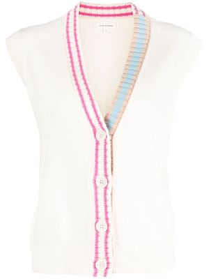 Chinti and Parker Norwood knitted vest - Neutrals