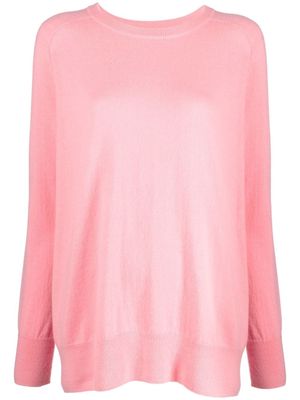 Chinti and Parker oversized raglan sleeve cashmere sweater - Pink