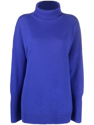 Chinti and Parker roll-neck cashmere jumper - Blue