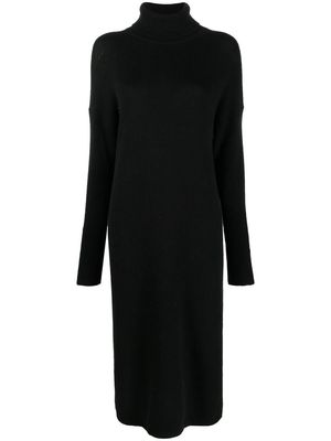 Chinti and Parker roll neck knitted dress - Black