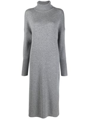 Chinti and Parker roll neck knitted dress - Grey