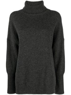 Chinti and Parker roll-neck oversized cashmere jumper - Grey