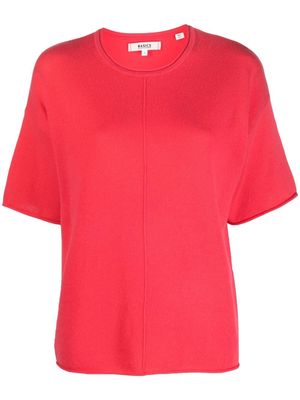 Chinti and Parker short-sleeve knitted T-shirt - Pink