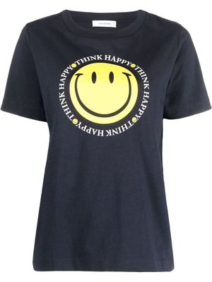 Chinti and Parker SmileyWorld® Think Happy T-shirt - Blue