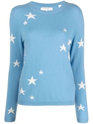 Chinti and Parker star-print cashmere sweater - Blue