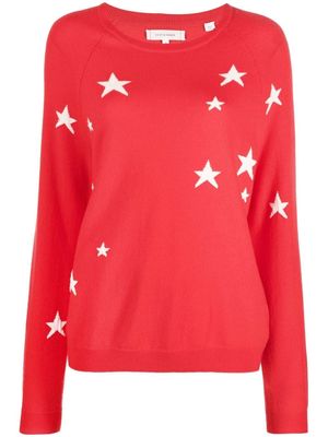 Chinti and Parker Star wool-cashmere sweater - Red