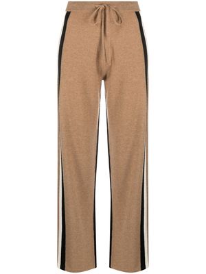 Chinti and Parker two-tone wide-leg trousers - Neutrals