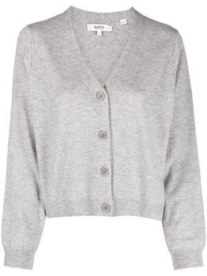 Chinti and Parker wool-cashmere blend cropped cardigan - Grey