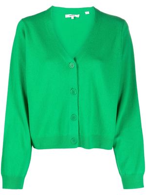 Chinti and Parker wool-cashmere cropped cardigan - Green