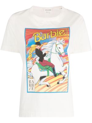 Chinti and Parker x Barbie Horse Riding Barbie T-shirt - White