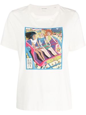 Chinti and Parker x Barbie Roller Coaster Barbie T-shirt - White