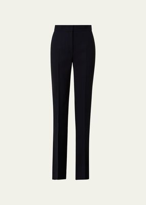 Chio Tailored Wool Crepe Pants