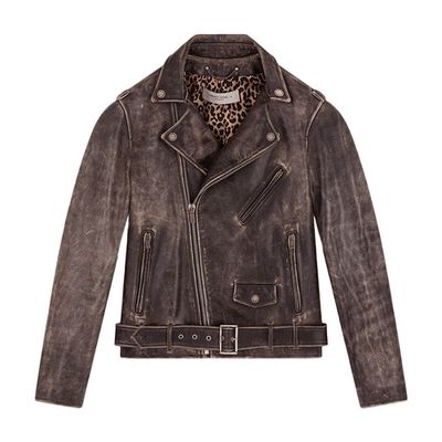Chiodo Golden leather jacket