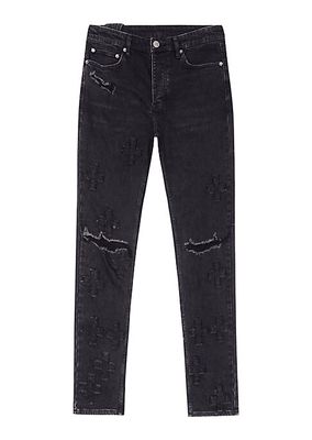 Chitch Kraftwork Distresed Slim-Fit Jeans
