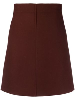 Chloé A-line mini skirt - Red