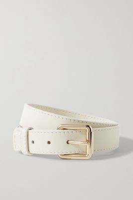 Chloé - Edith Leather Belt - White