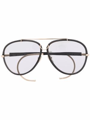 Chloé Eyewear aviator-frame sunglasses - Black