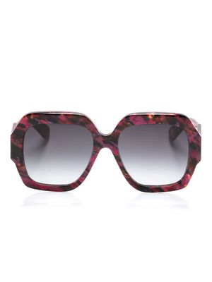 Chloé Eyewear Gayia oversize-frame sunglasses - Pink