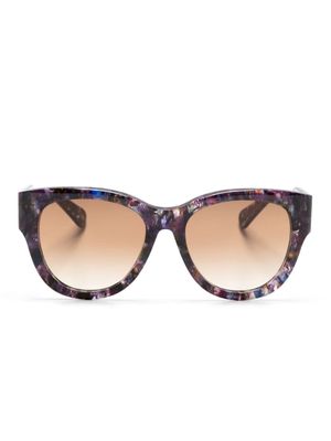 Chloé Eyewear Gayia tortoiseshell sunglasses - Purple