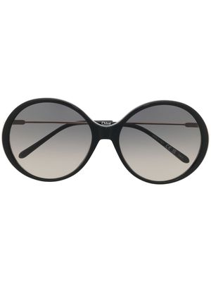 Chloé Eyewear gradient-lenses round-frame sunglasses - Black