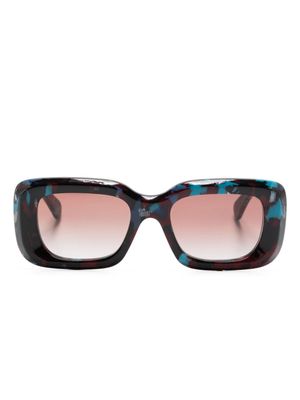Chloé Eyewear Havana rectangle-frame sunglasses - Brown
