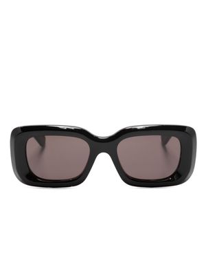 Chloé Eyewear rectangle-frame logo sunglasses - Black