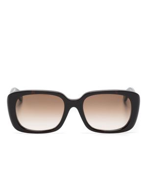 Chloé Eyewear rectangle-frame sunglasses - Brown
