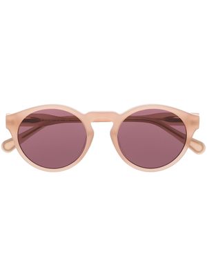 Chloé Eyewear tinted lenses round-frame sunglasses - Pink