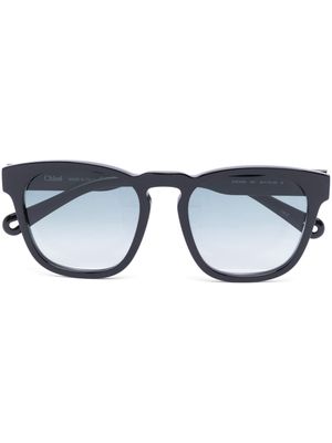 Chloé Eyewear Xena round-frame sunglasses - Black