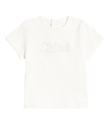 Chloé Kids Baby cotton jersey T-shirt