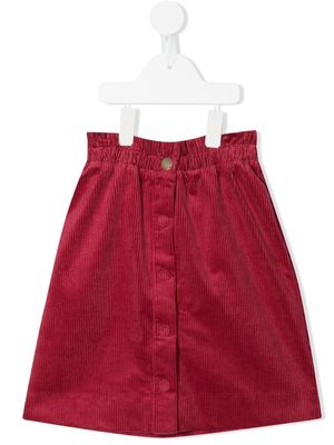 Chloé Kids corduroy mini skirt - Pink