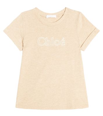 Chloé Kids Cotton jersey T-shirt
