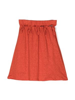 Chloé Kids cut-out detail skirt - Orange