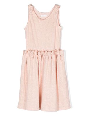 Chloé Kids knot-detail sleeveless dress - Pink