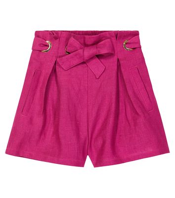Chloé Kids Linen shorts
