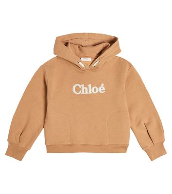 Chloé Kids Logo cotton hoodie