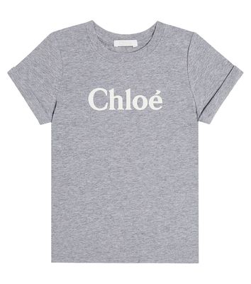 Chloé Kids Logo cotton jersey T-shirt