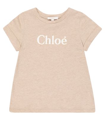 Chloé Kids Logo-print cotton T-shirt