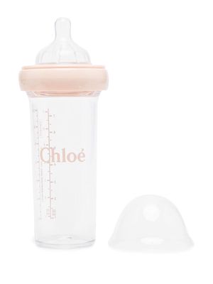 Chloé Kids logo-print feeding bottle - Neutrals
