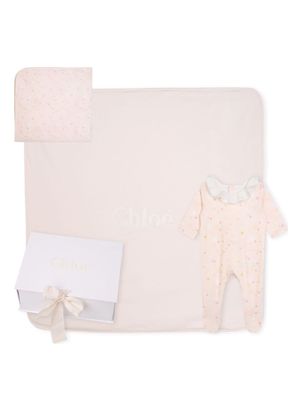 Chloé Kids organic-cotton babygrow gift set - Neutrals