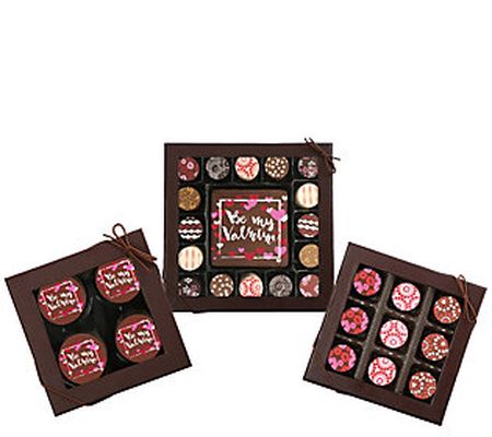 Chocolate Works Valentine's Artisan Truffle & O reo Gift Tower