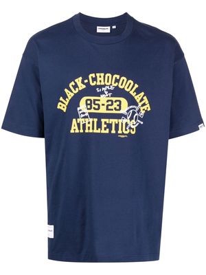 CHOCOOLATE Athletics cotton T-shirt - Blue