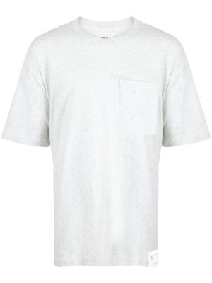 CHOCOOLATE chest-pocket cotton T-shirt - Grey
